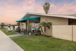 The front entrance to San Jacinto Valley