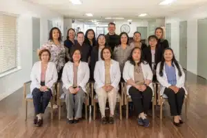 A group of employees at San Jacinto Valley